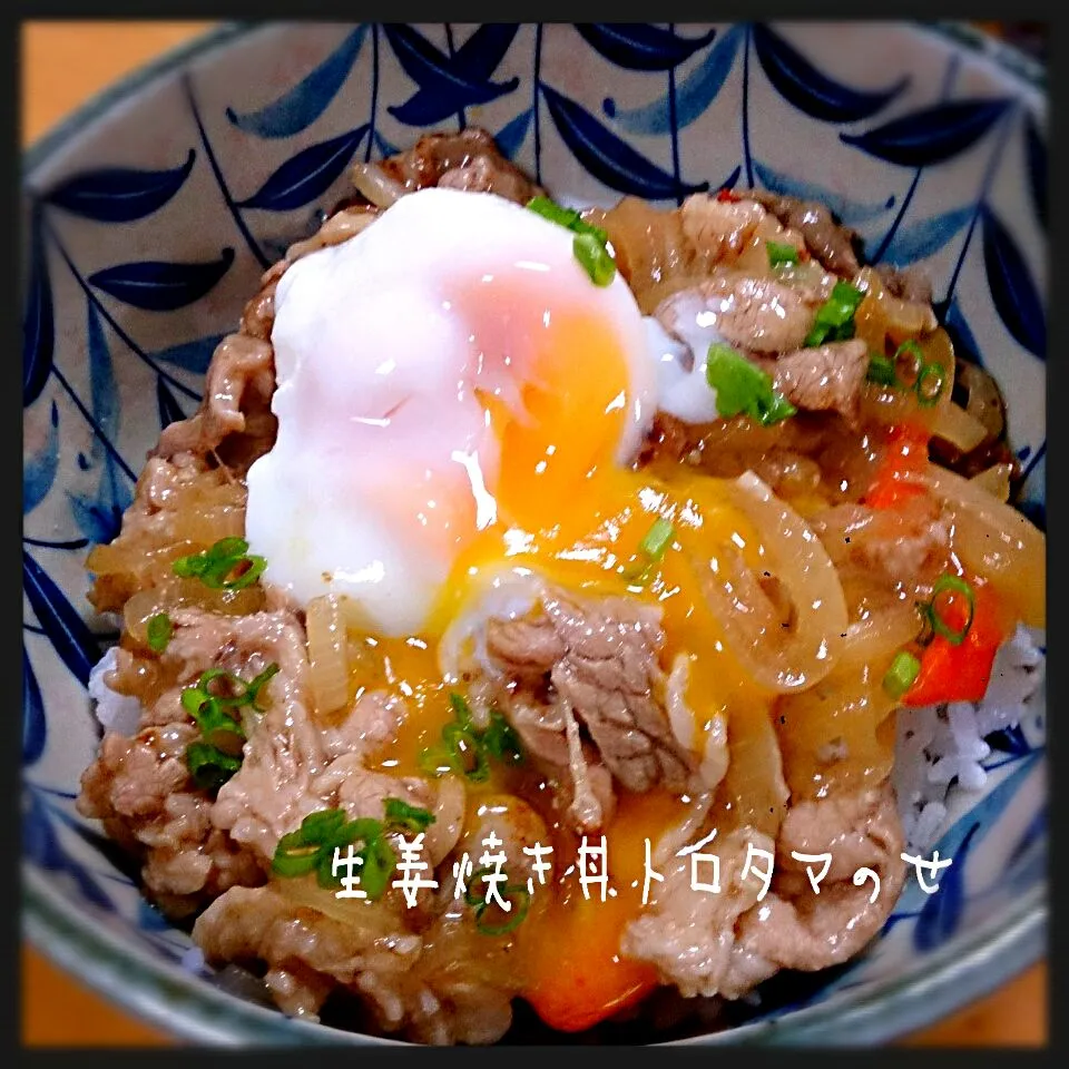 Snapdishの料理写真:豚の生姜焼き丼◡̈♥︎|teruyoさん