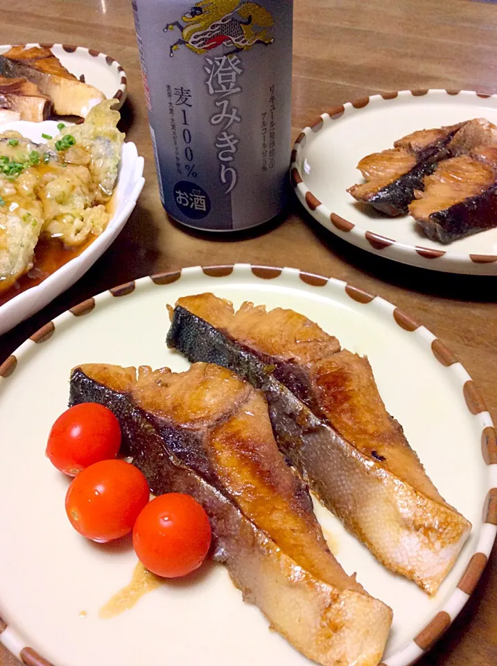 Snapdishの料理写真:ぶりの照り焼き♫(^_^)v|Norio Fukudaさん