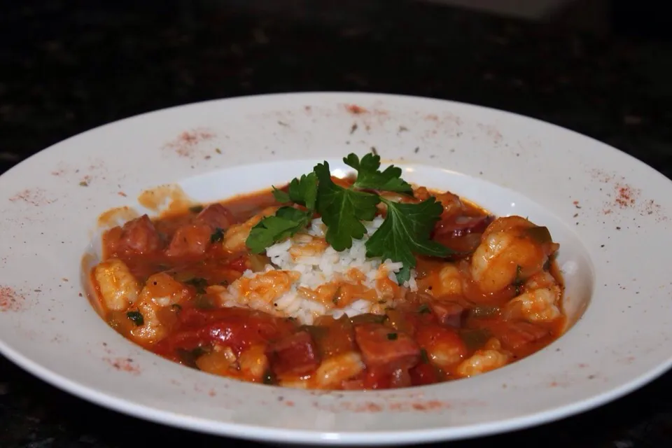 Shrimp and Andouille Creole.|Mike Foshéeさん