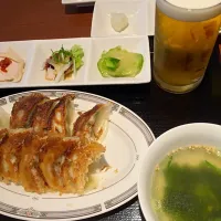 Snapdishの料理写真:餃子定食|yohsukeさん