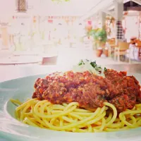 sphagetti bolognaise #Main dish #Pasta #Italian cuisine #bali|DIen NyHok'zさん