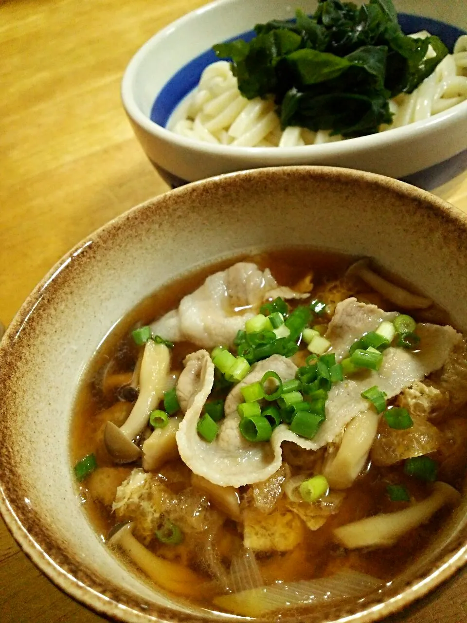 Snapdishの料理写真:うどんシリーズ～きのこ肉汁うどん 武蔵野スタイル～|徳之島トトロンヌさん