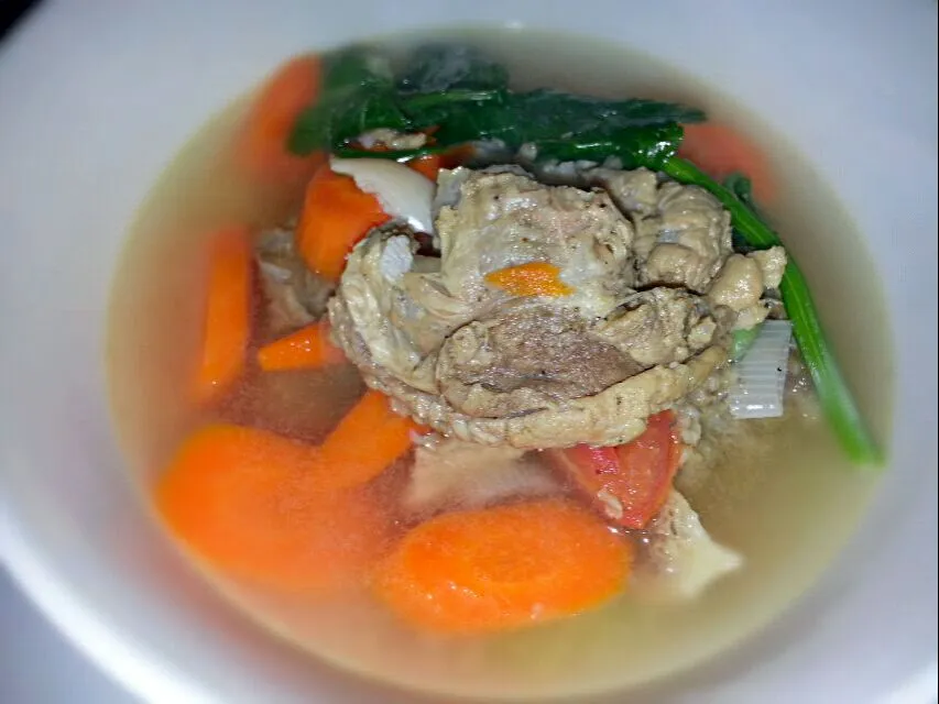 Snapdishの料理写真:Rib Soup for late dinner...|maharani dianさん