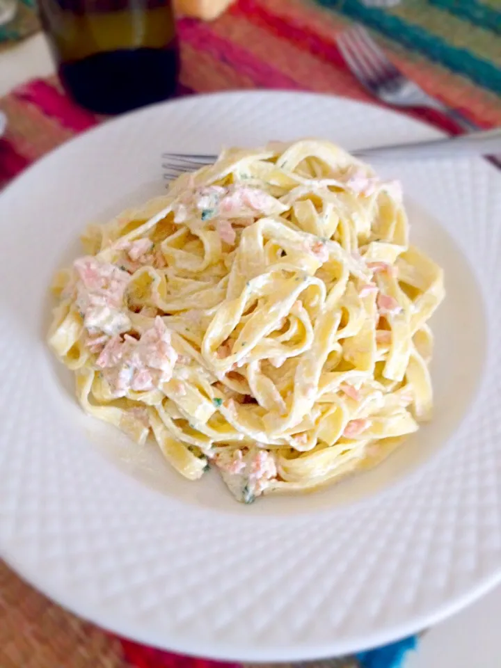 Tagliolini al salmone|Madda Lenaさん