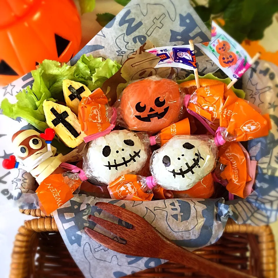 ゆっぴーのお弁当『ジャックと🎃のキャンディー寿司』|kumiさん