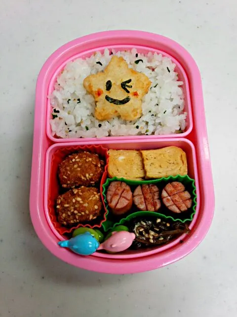 Snapdishの料理写真:娘のお弁当20141027 #お弁当 #幼稚園のお弁当 #5歳|maki_521さん