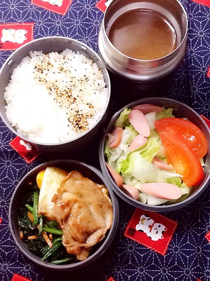 Snapdishの料理写真:10/28旦那弁🍱ヾ(｡･ω･｡)|さとう かおりさん