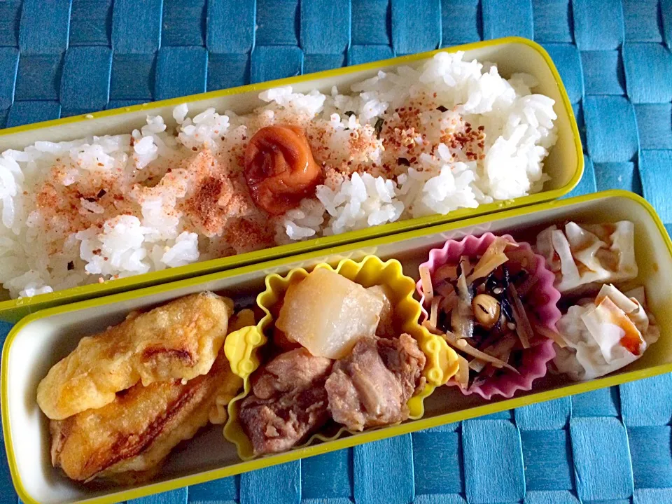 Snapdishの料理写真:2014.10.28  旦那お弁当(*^^*)|sayakyameさん