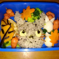 Snapdishの料理写真:初キャラ弁 トトロ|あーちさん