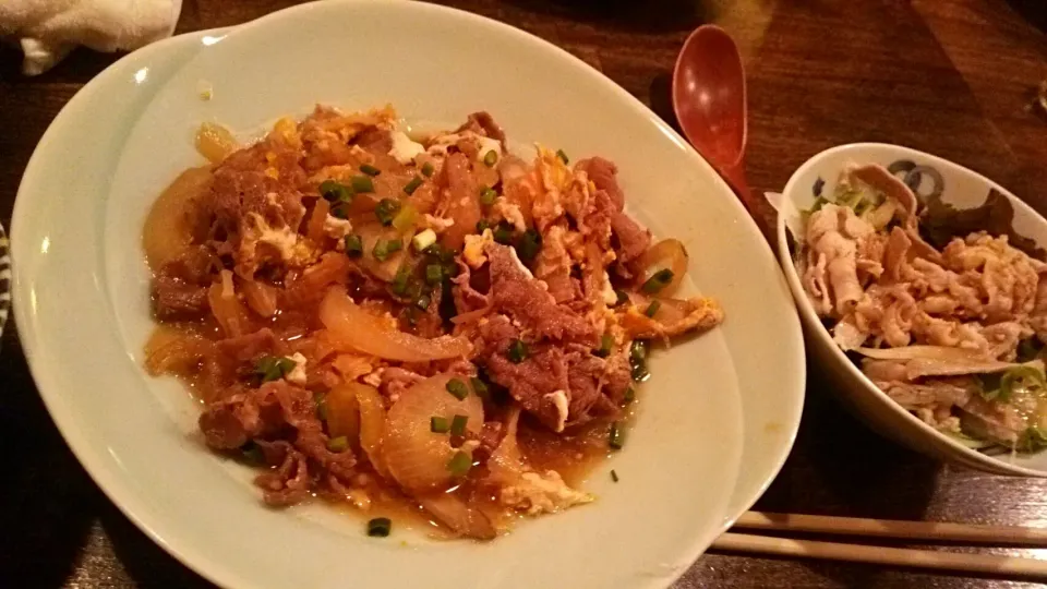 賄い飯♪ 牛肉と牛蒡の玉子とじ|Gauche Suzukiさん