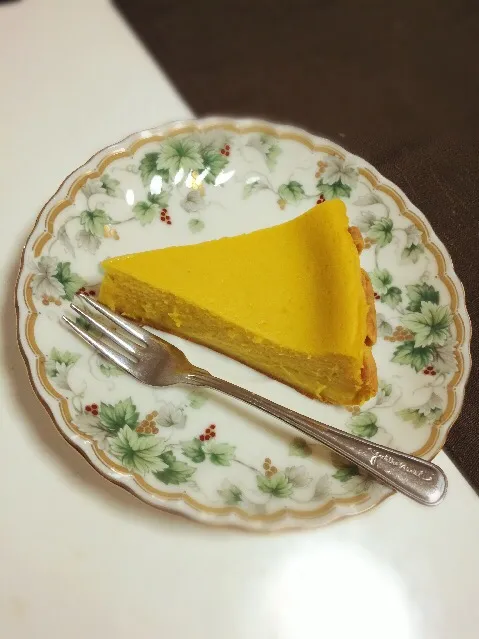 Snapdishの料理写真:濃厚南瓜ケーキ|Yuka Matsumotoさん