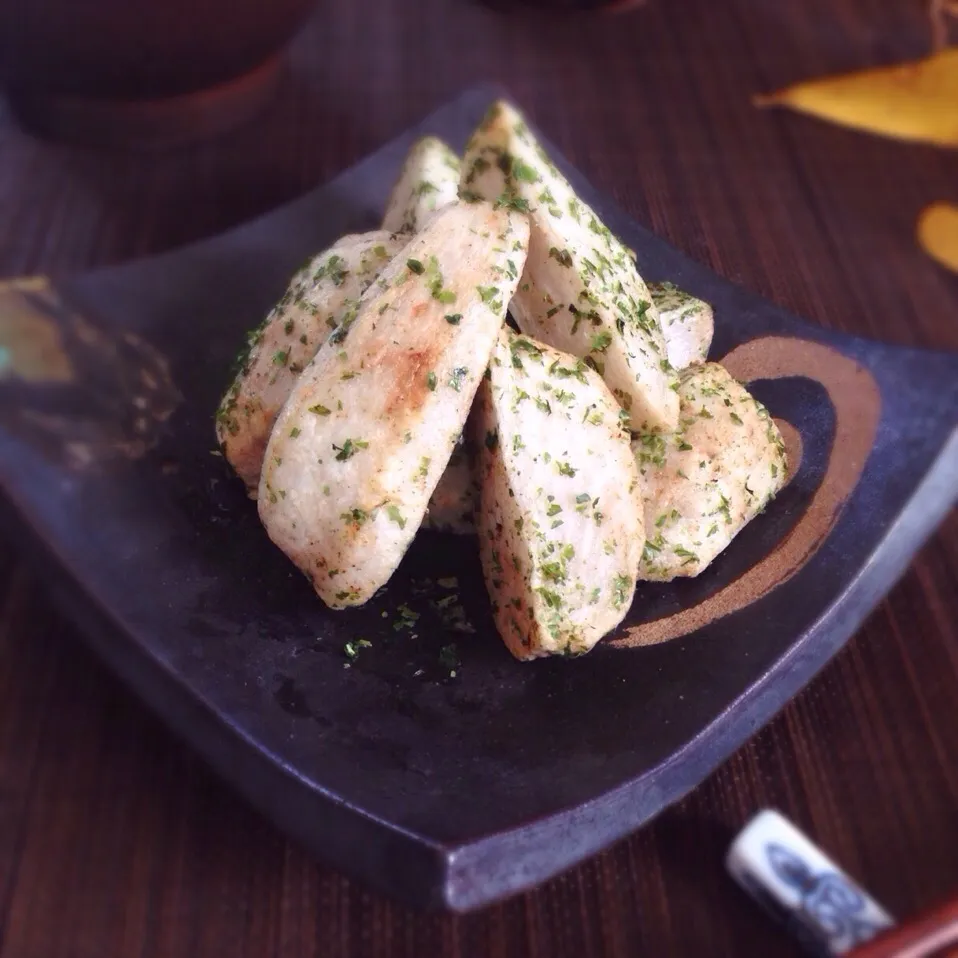 プーティさんの料理 のり塩 揚げ里芋|まちまちこさん