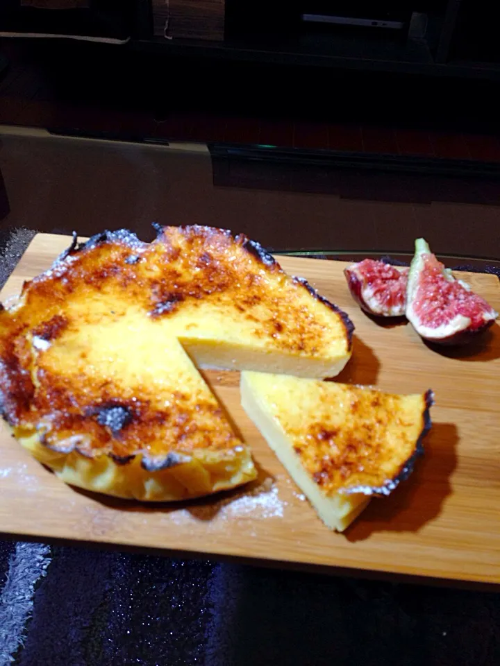 さわこさんの料理 クリチの要らない簡単しっとりチーズケーキ(風)♪私がケーキを作るなんて！٩̋(๑˃́ꇴ˂̀๑)|いのちゃんさん