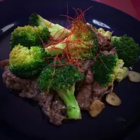 レイさんの料理                  Broccoli beef                               牛肉とブロッコリーのオイスター炒め