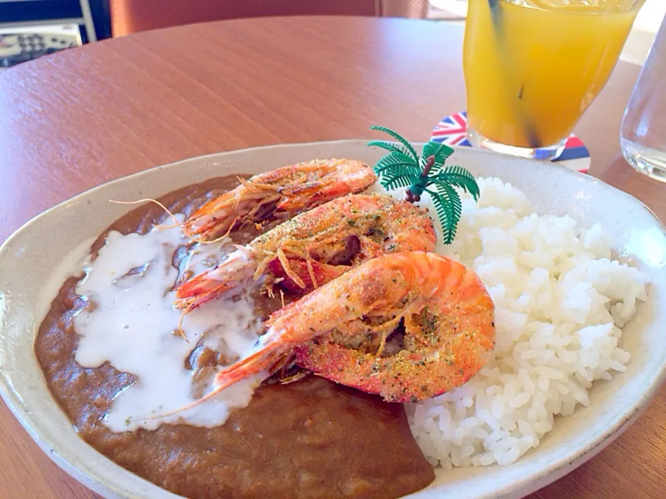 H26本渡ん丼丼フェア 10軒目 スペシャルココナッツカレー|神力屋 火酒さん