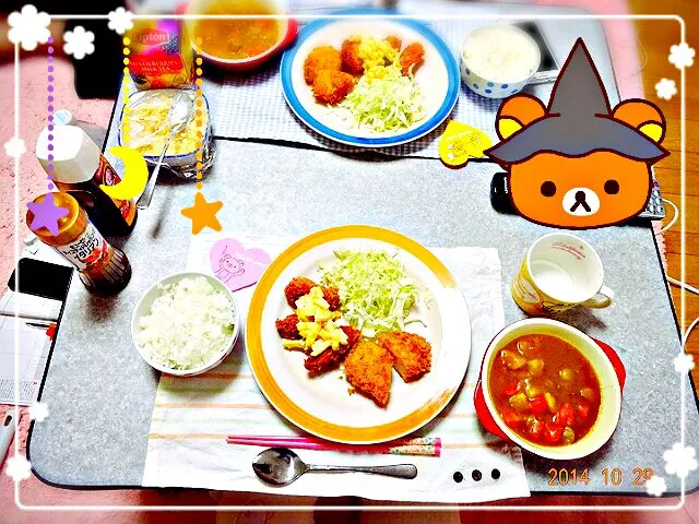 Snapdishの料理写真:夕ご飯♡|ゆみさん