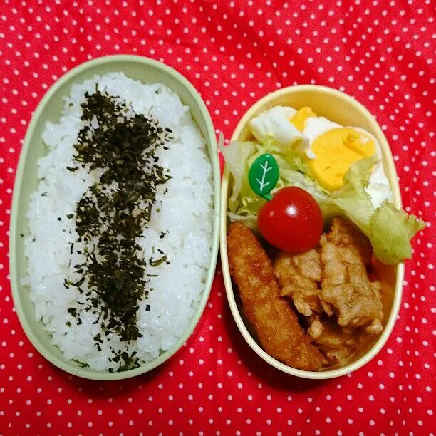 10/29(水)の旦那弁当🍱
♪鶏ごぼう
♪コロッケ
♪目玉焼き
♪ミニトマト|ふみぃさん