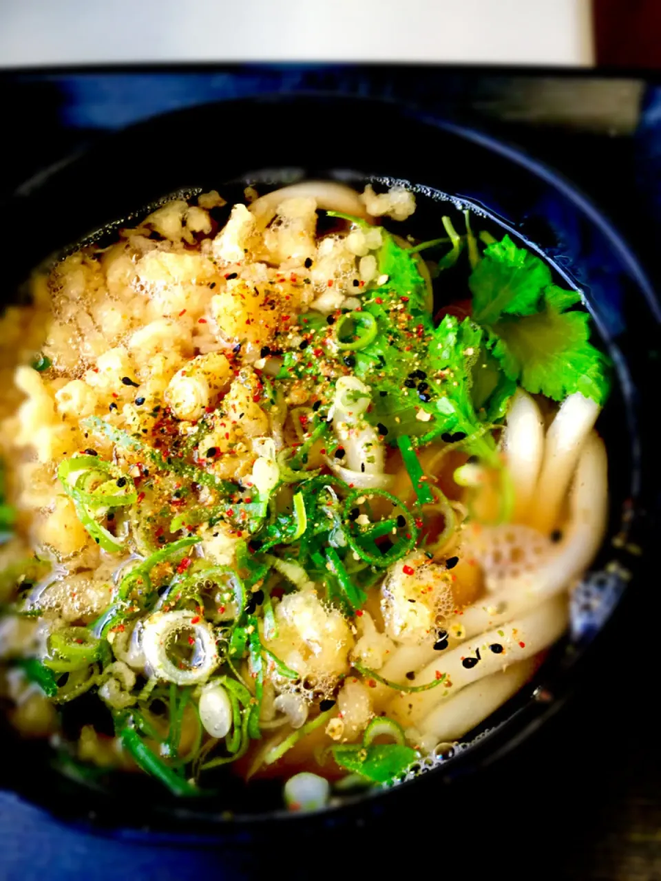 自宅でまきの饂飩(自家製五味唐辛子デビュー)|和さん