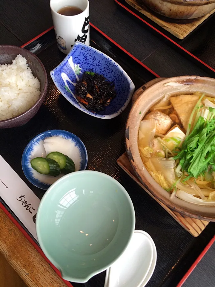 ちゃんこなべ定食|takeさん