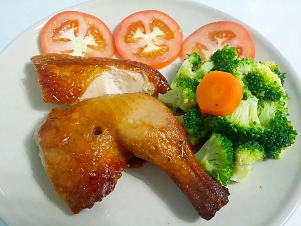 Roasted Spring Chicken with Broccoli|🌷lynnlicious🌷さん