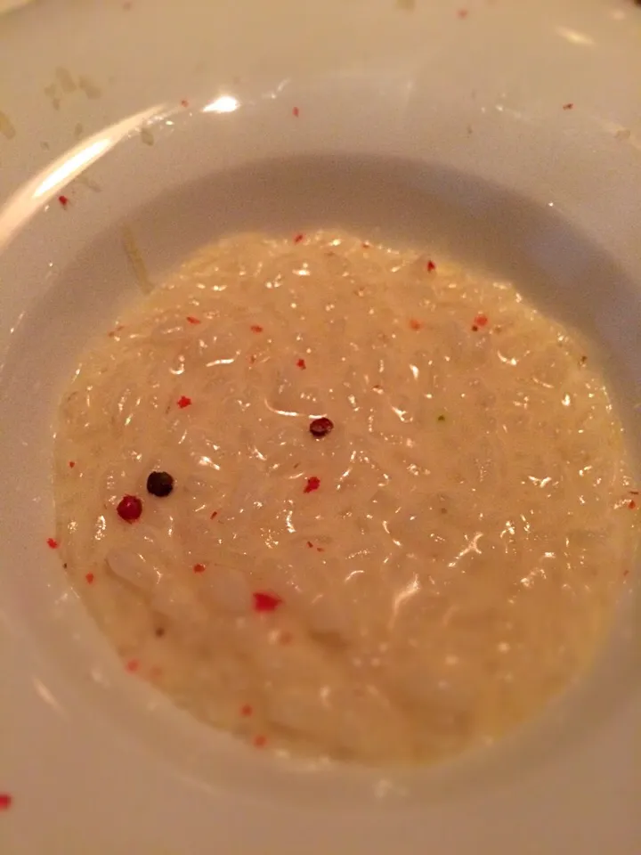 White truffle Parmesan risotto with pink pepper|Shanel Catastiさん