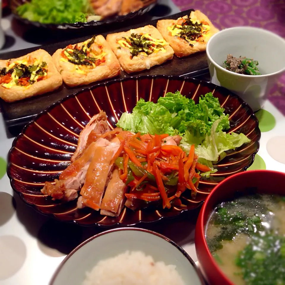 レンジで鶏照り焼きの献立|RIESMOさん