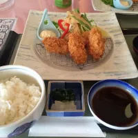 カキフライ定食～♡|ムーンさん