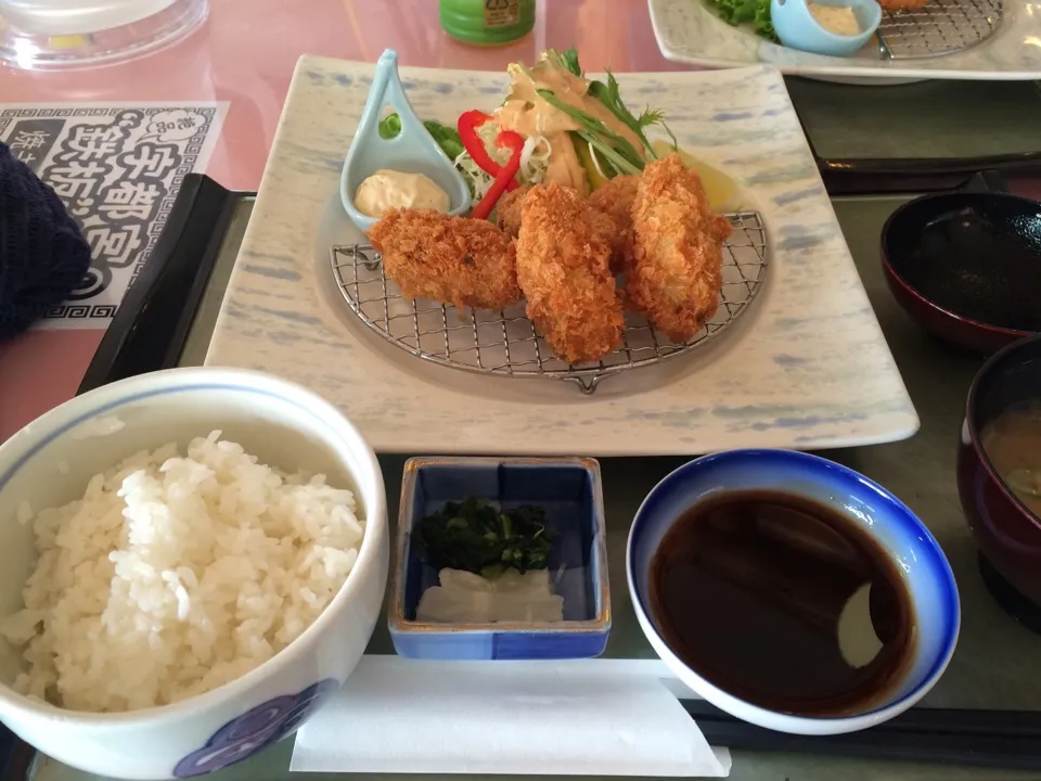 カキフライ定食～♡|ムーンさん