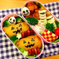 Snapdishの料理写真:ハロウィンのお弁当|咲さん