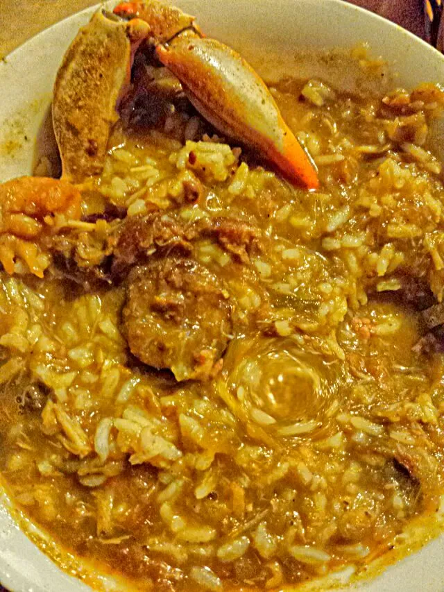 Eating Big Bowl of my 💋Mama's Seafood & Andouille Sausage Gumbo💋so many memories fill my mind this is the Best Comfort Food Ever Eaten 🍴😇🍴 #Eat #Love #Pray I am|Alisha GodsglamGirl Matthewsさん