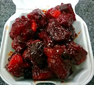 🍖Spare Rib Tips🍖 from China 1 in Baton Rouge Louisiana 😍 Wow  charred up nice on a grill super tender🍴 Almost no fat to 😀We enjoyed eating these with our hands |Alisha GodsglamGirl Matthewsさん