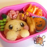 Snapdishの料理写真:☆本日の幼稚園お弁当☆ピカチュウ|♡Noriko♡さん