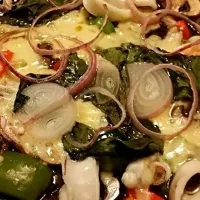 Squid ink pizza!|Ilya Ibrahimanさん