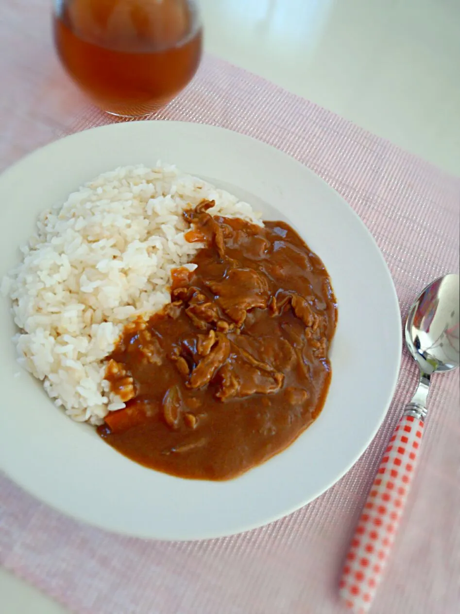 カレーの次の日はやっぱりカレーlunch♡10/30|ちび太さん