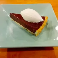 chocolate tart with chantily cream|prueさん