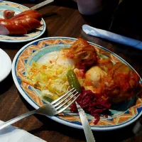 Cabbage rolls, polish sausage and hot mustard.|Danvee kwokさん