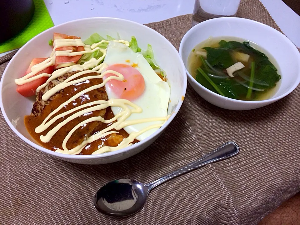 ロコモコ丼|且さん