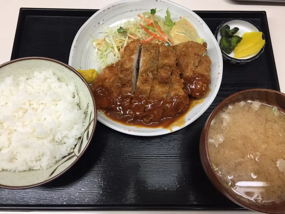 チキンカツ定食|アクちゃんさん