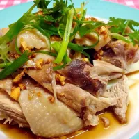 Chicken with bean sprouts|Tipawan Towongさん