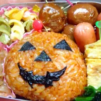 ハロウィンお弁当|あひるさん