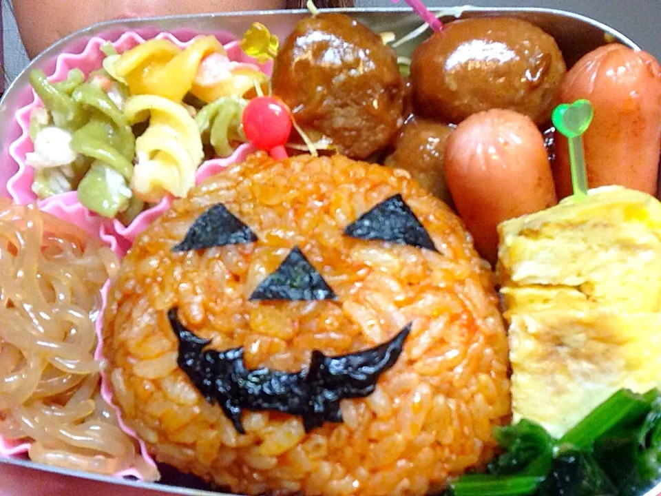 ハロウィンお弁当|あひるさん