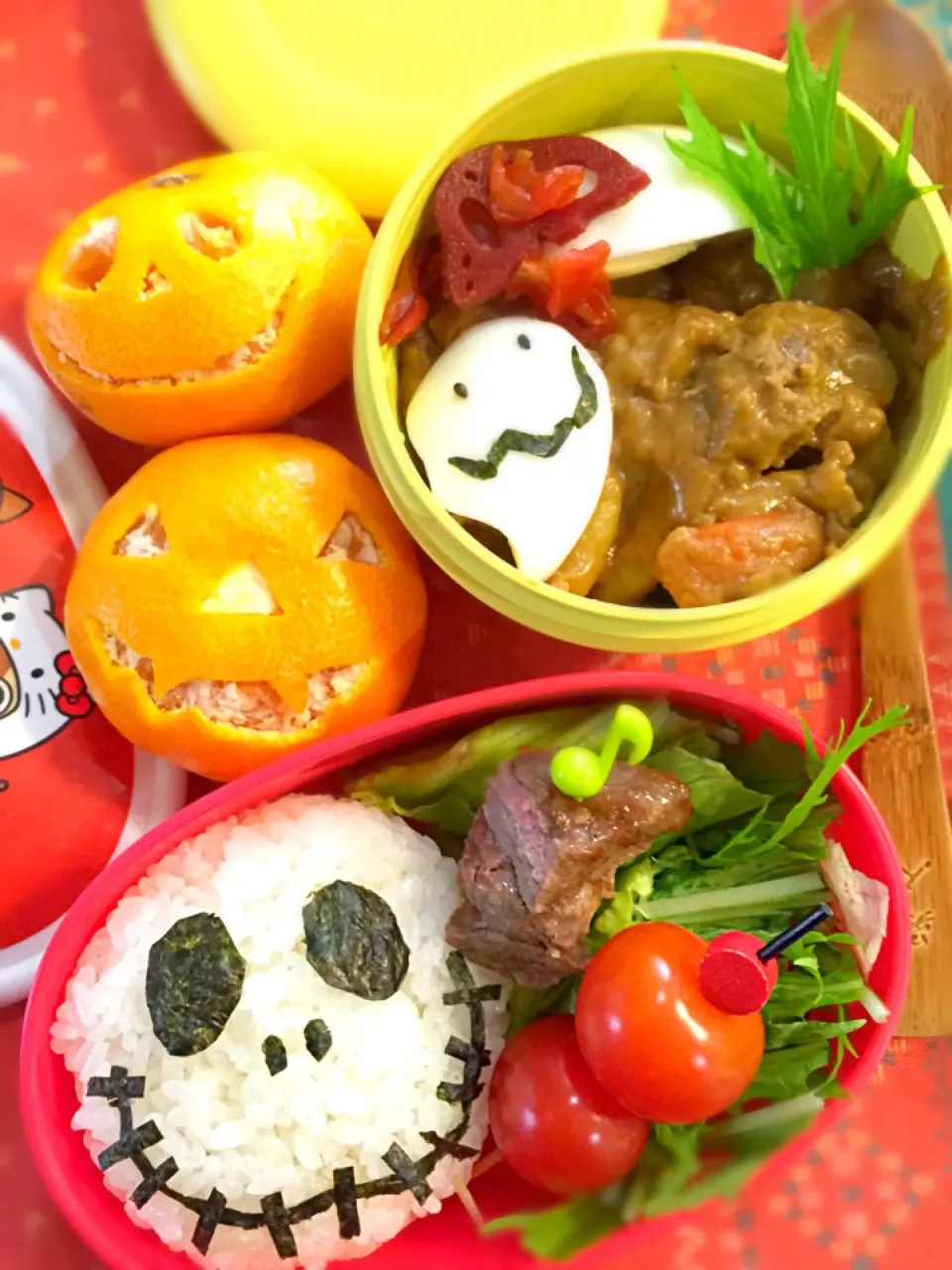 ハナ金ハロウィンカレー弁当|kazoominさん