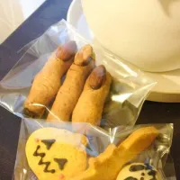 Snapdishの料理写真:ハロウィンクッキー 指切断|oriさん