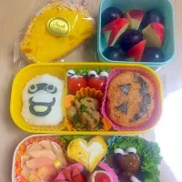 Snapdishの料理写真:オバケ繋がりハロウィン弁当✨|Yuukoさん