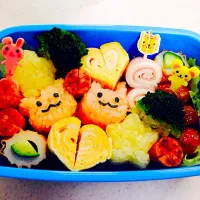 息子のお弁当♡|かよぽんさん