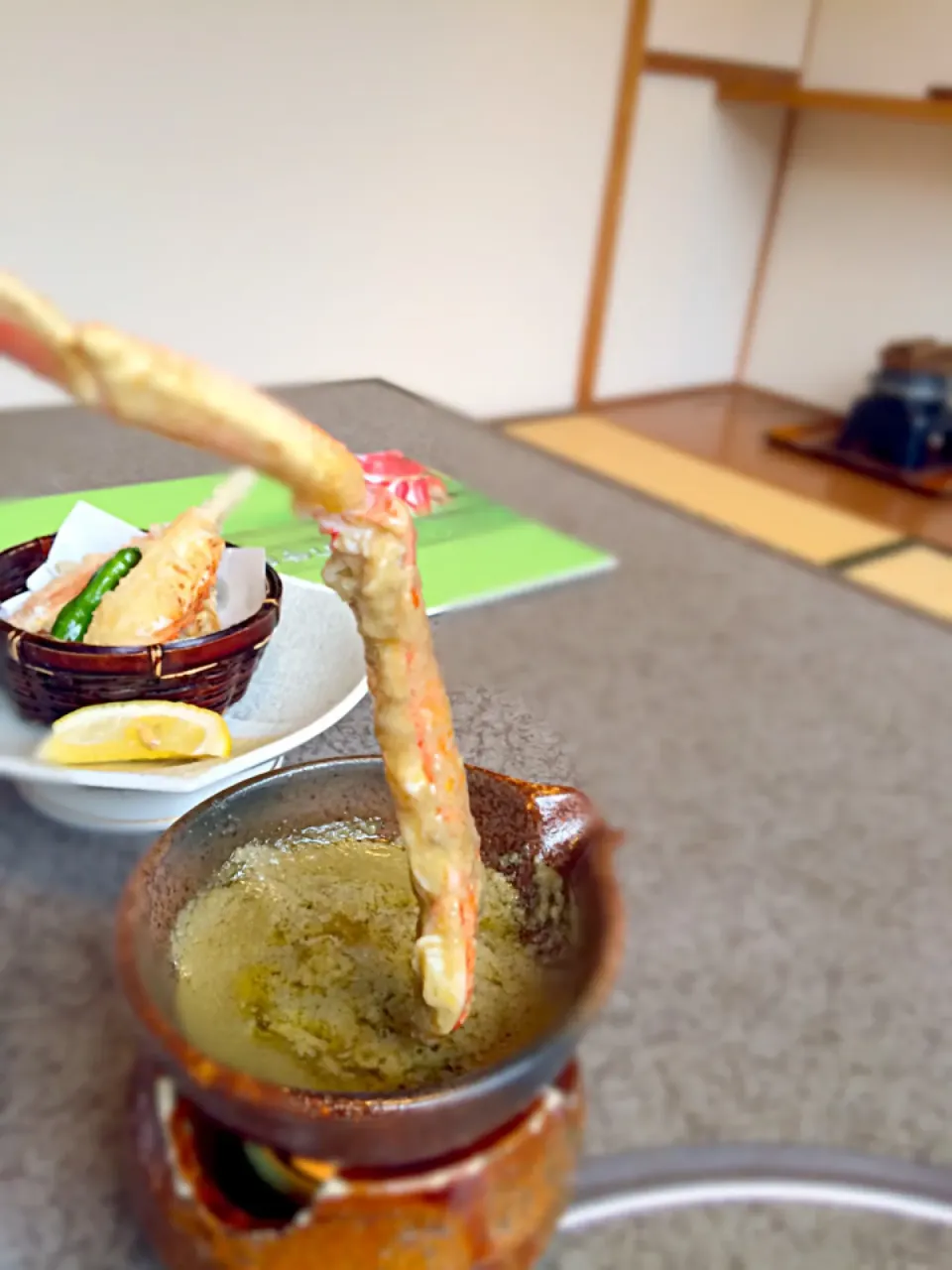 Snapdishの料理写真:かにみそバーニャカウダ。|えすとさん