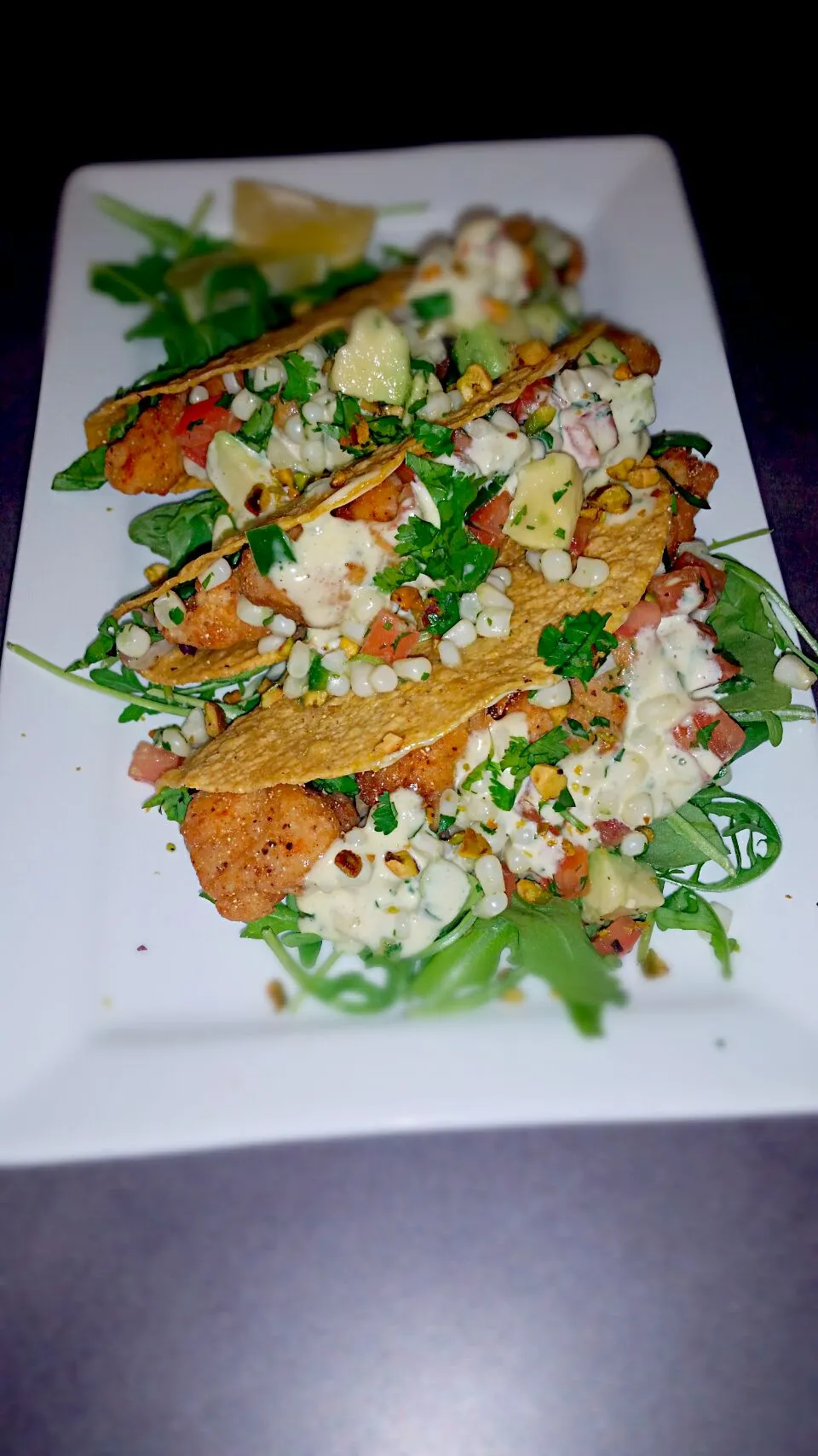 Fish Tacos w / Corn Avocado Salsa & Lime Aioli|Lakeshia Hazeleyez Goldenさん