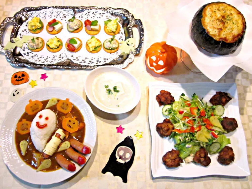 ハロウィンの晩御飯|Madokaさん