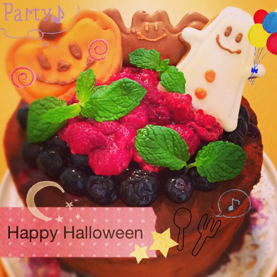 チョコレートケーキHalloween ver.|airyさん