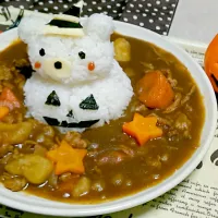 Snapdishの料理写真:ハロウィンデコカレー★|はるかさん